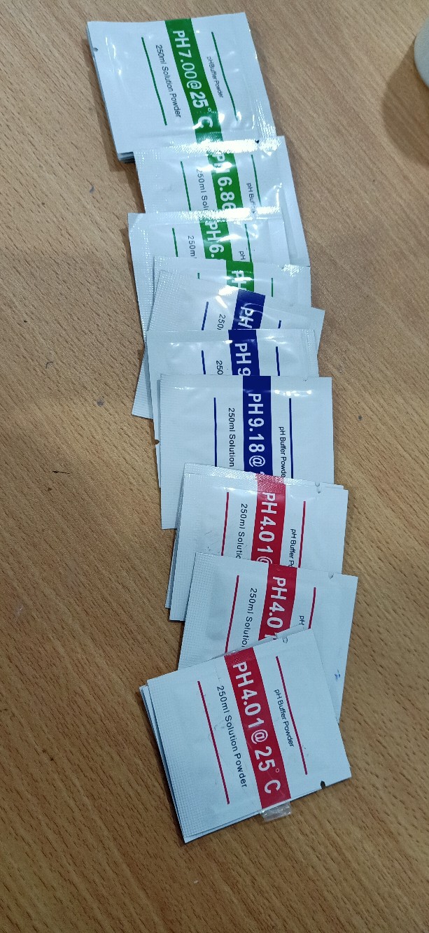 Ph Buffer 7.00 9.18 10.01 25c Powder Ph Test Meter Measure Calibration Solution Calibration Point