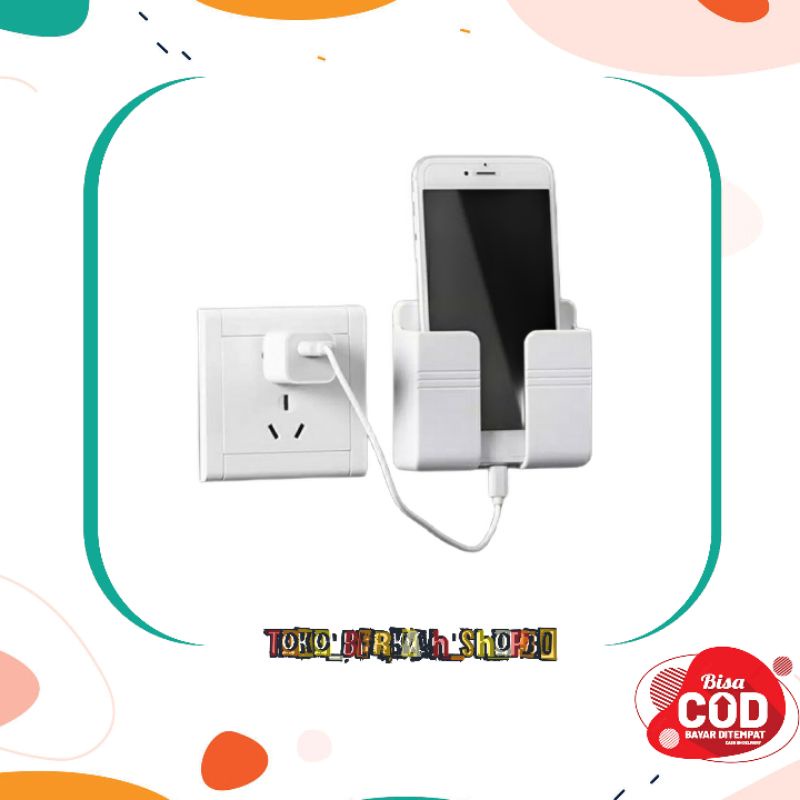 Tempelan Hp Dinding Rak Gantungan Hp Tempat Hp Dinding Tempat Charger Hp Tempat Remote Tv Tempat Rem