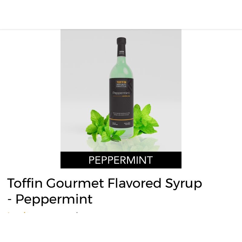 

Toffin Peppermint Syrup 750ml || Peppermint Sirup Minuman Cafe 750ml