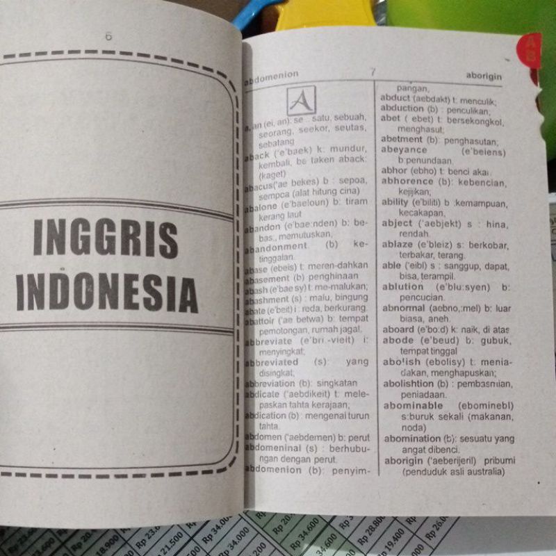 buku kamus lengkap 20 milliard kecil (10×15cm)