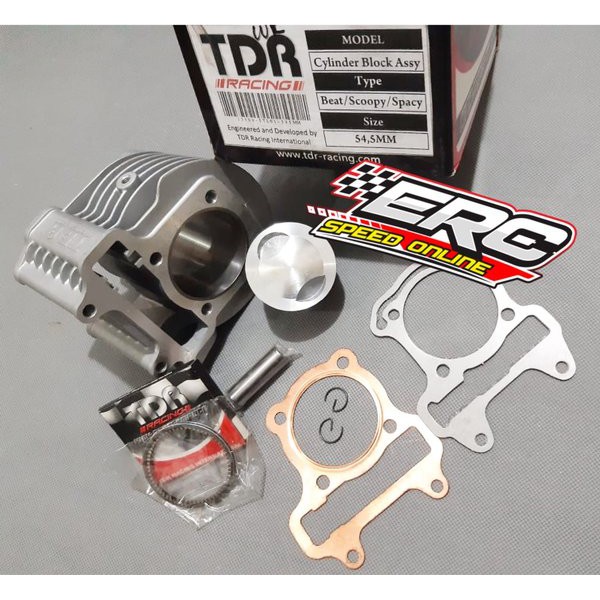 CYLINDER BLOK TDR BEAT - SCOOPY KARBU 54.5 MM  RACING ORIGINAL ORI