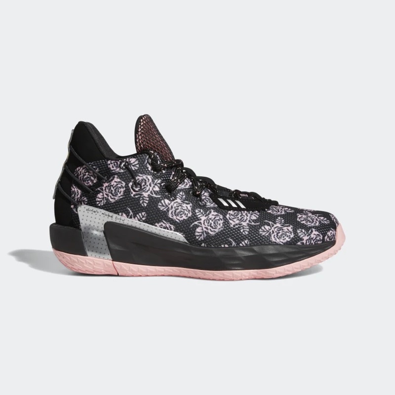 Adidas Men Dame 7 GCA Basketball Shoes Black Pink Original