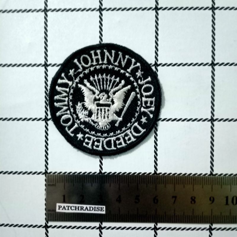 Pacth Bordir Ramones / pacth band / pacth musik / pacth metal / pach punk