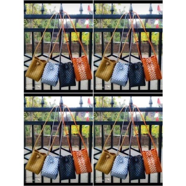 COD Tas anyaman jali Sling bag/tas jali selempang