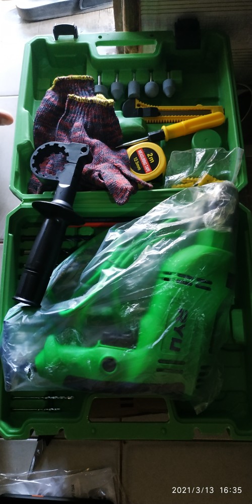 Ryu Mesin Bor Beton 13mm Rid 13-1 Reb Impact Set 27 Pcs