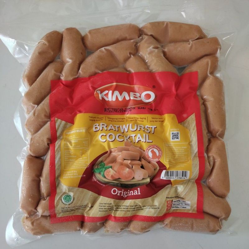 

Kimbo Sosis Ayam Bratwurst Cocktail 450 gram