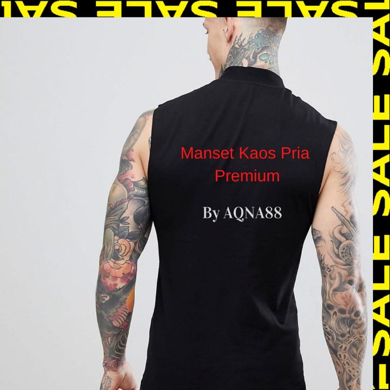 Manset Baju Pria | Kaos Manset Pria | Kaos Tanpa Lengan Pria