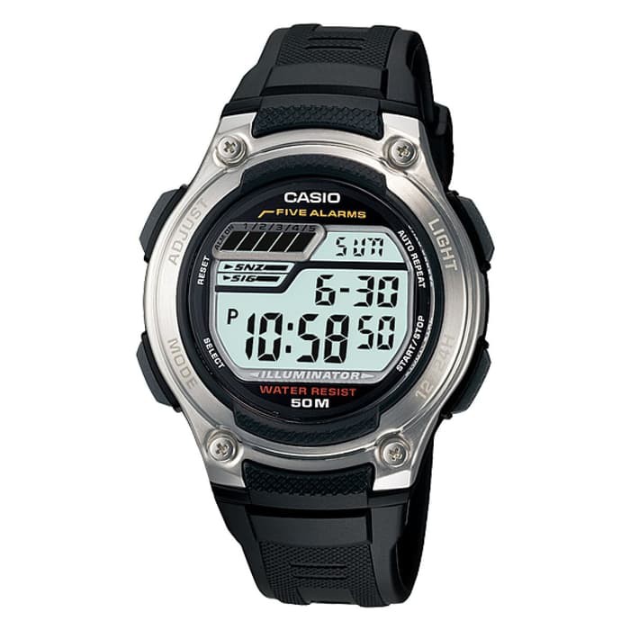 CASIO W-212H-1AVDF - Jam Tangan Pria - Hitam