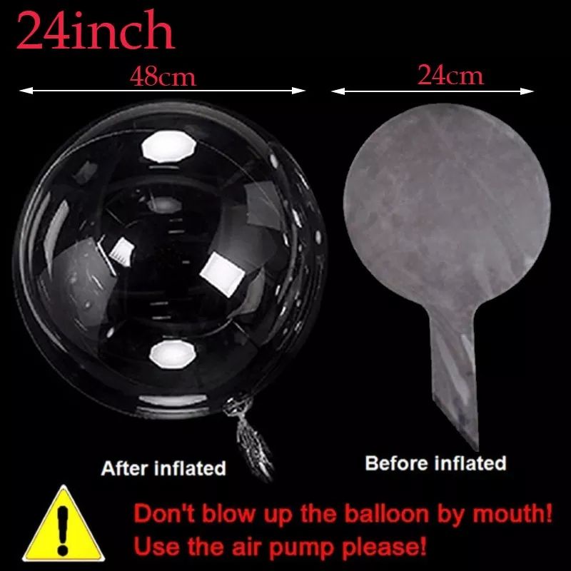 Balon PVC 24 inch (isi 50 bj)