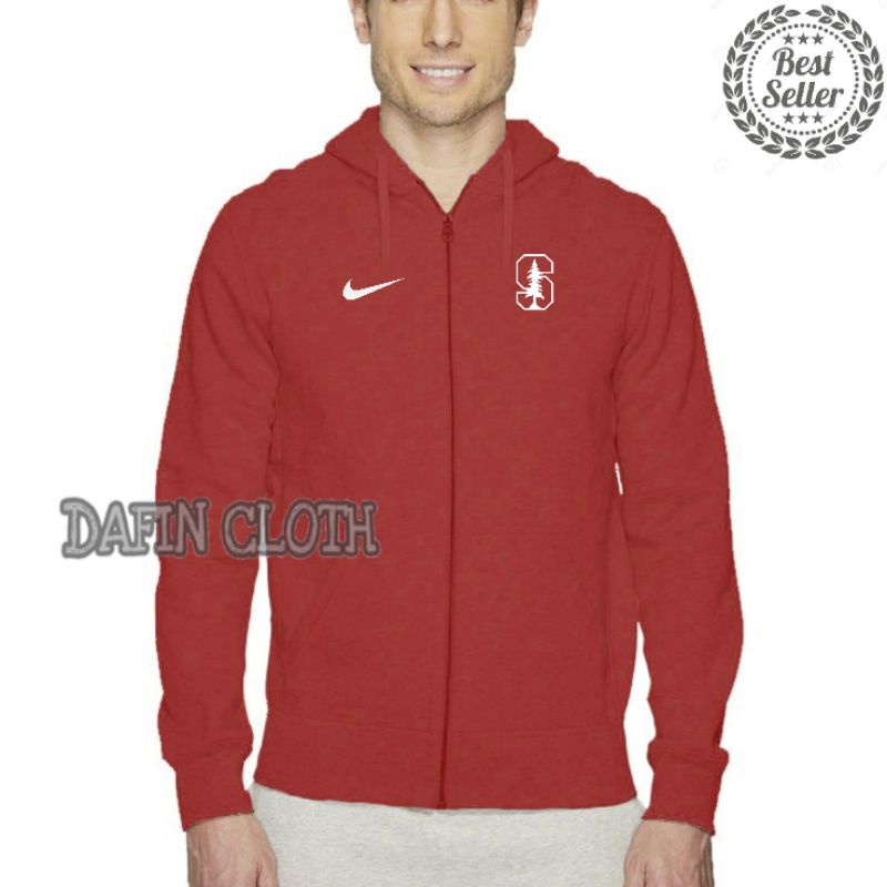 Hoodie Zipper Sweater Nike Stanford University