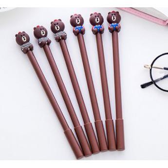 

YUK BELI PENA LUCU MOTIF BROWN / PENA UNIK KARAKTER LINE