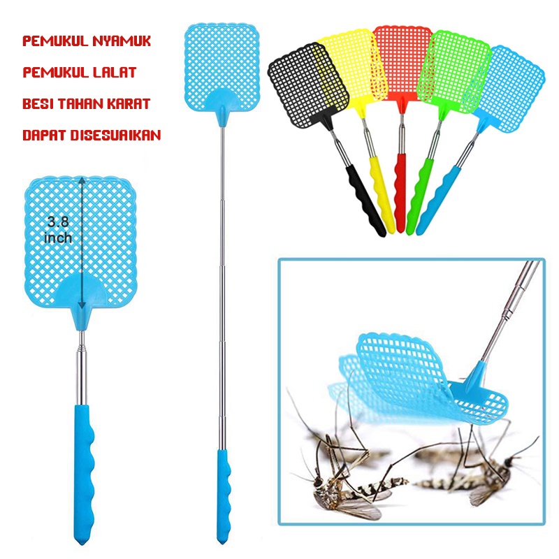 Tepokan Lalat Nyamuk Plastik Pemukul Hewan Serangga Manual Fly Swatter - PD