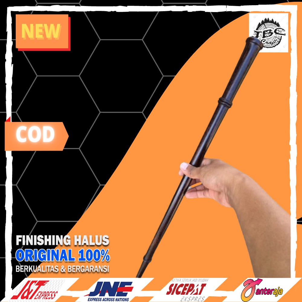 Tongkat Komando kayu galih asem Nagasari Cendana Bidara Stigi Pucang Kalak Ulin