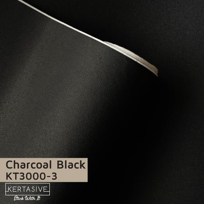 WALLPAPER GENARIS WARNA CHARCOAL BLACK PVC INTERIOR FILM WALLPAPER GENARIS WARNA CHARCOAL BLACK PVC INTERIOR FILM