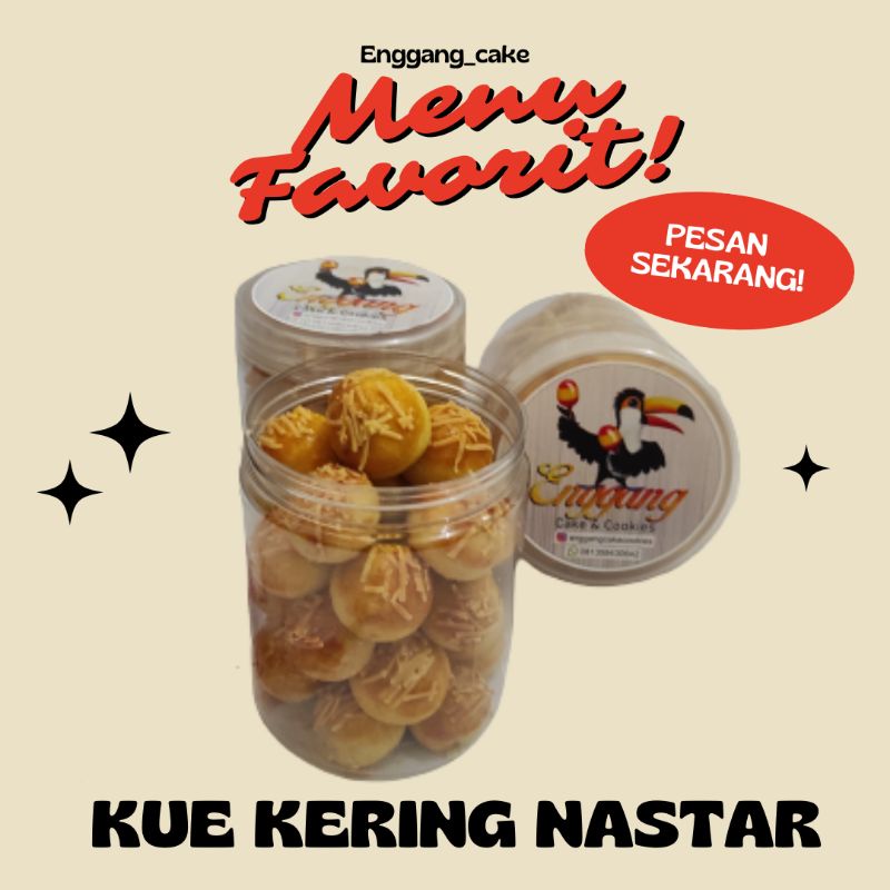 

KUE KERING NASTAR SELAI NANAS TOPING KEJU