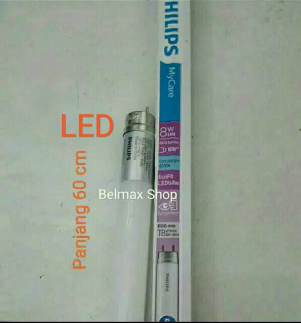 Lampu LED Philips Neon TL 8W / Lampu TL Neon LED Philips 8W / Lampu Philips TL LED 8Watt