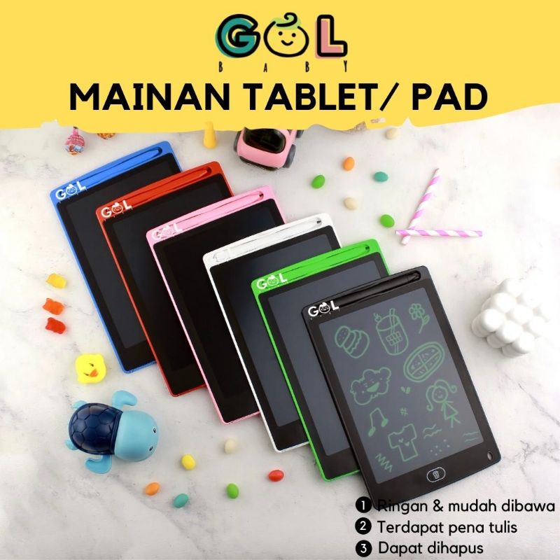 Table Drawing Papan Tulis Menggambar LCD Hapus Writing Board Tablet Digital Layar 8.5 inch anak bayi