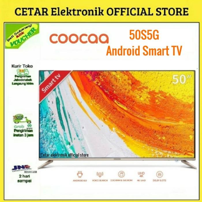 COOCAA LED TV 50 inch 50S5G 4K UHd Android Smart