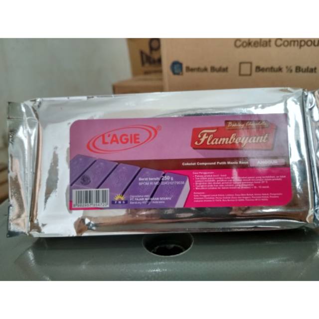 

Coklat l'agie batangan berbagai rasa 250gr