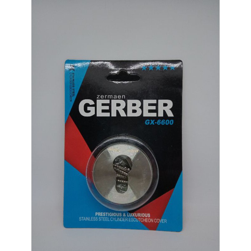 Ring Silinder Stainless Tutup Kunci Pintu Rumah Gerber GX - 6600 SS