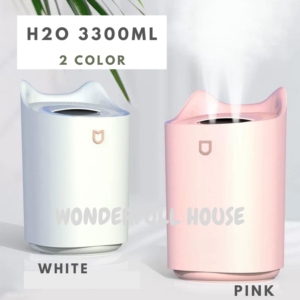 Air Humidifier Double Spray Aromatheraphy Humidifier Proyektor Jumbo Aroma Diffuser