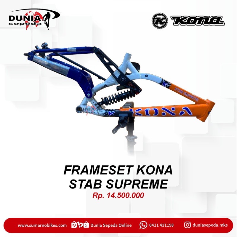 Frameset / Rangka Sepeda Kona