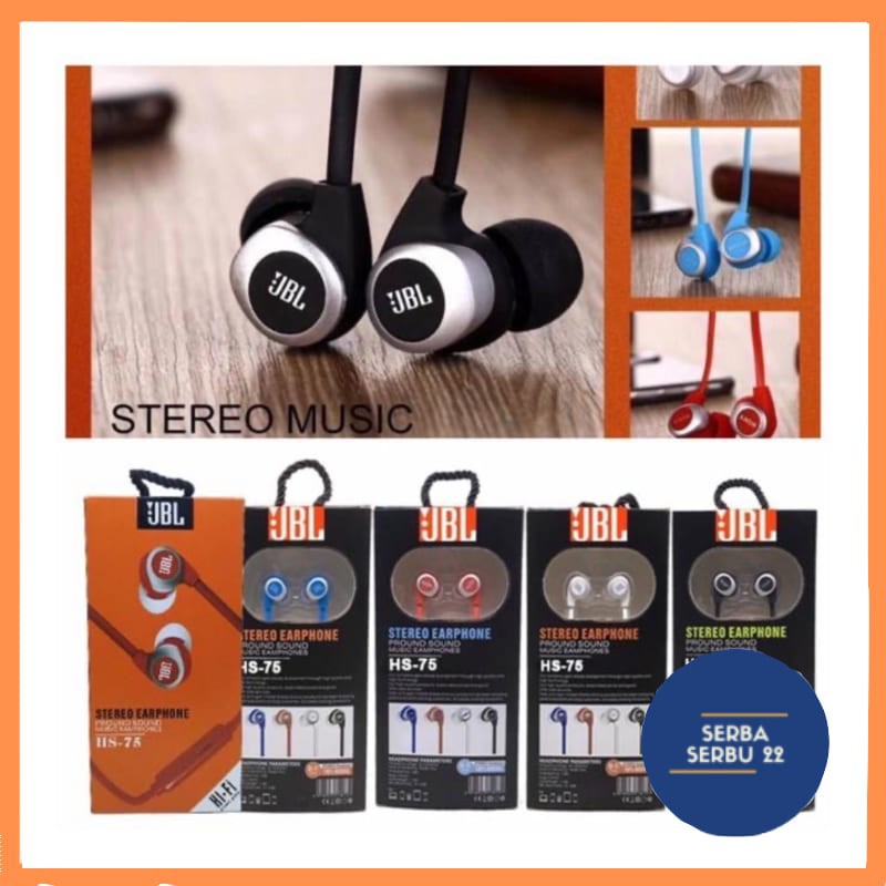 Handsfree HS75 Stereo Music Premium Quality