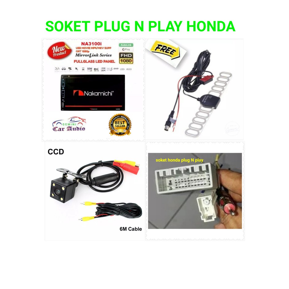 tv mobil nakamichi mirrorlink-double din nakamichi full glass