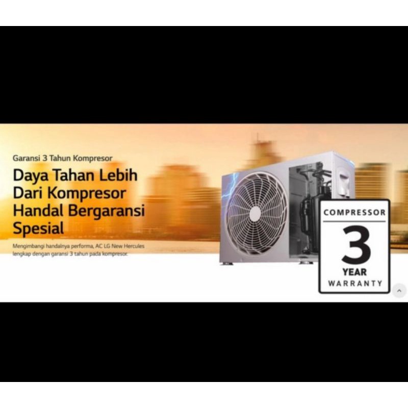 AC LG 0.5 PK &amp; 1 PK seri  H-TN4 NEW HERCULES + INSTALASI PEMASANGAN &amp; TUKAR TAMBAH