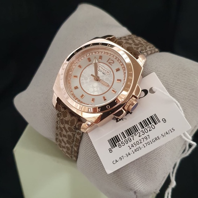Jam tangan coach leather original