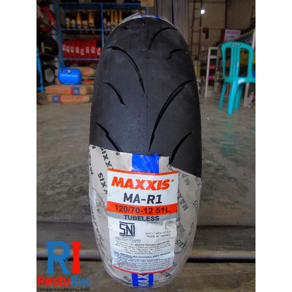 Ban Tubeles Maxxis Import MA-R1 120/70-12 Soft Compound