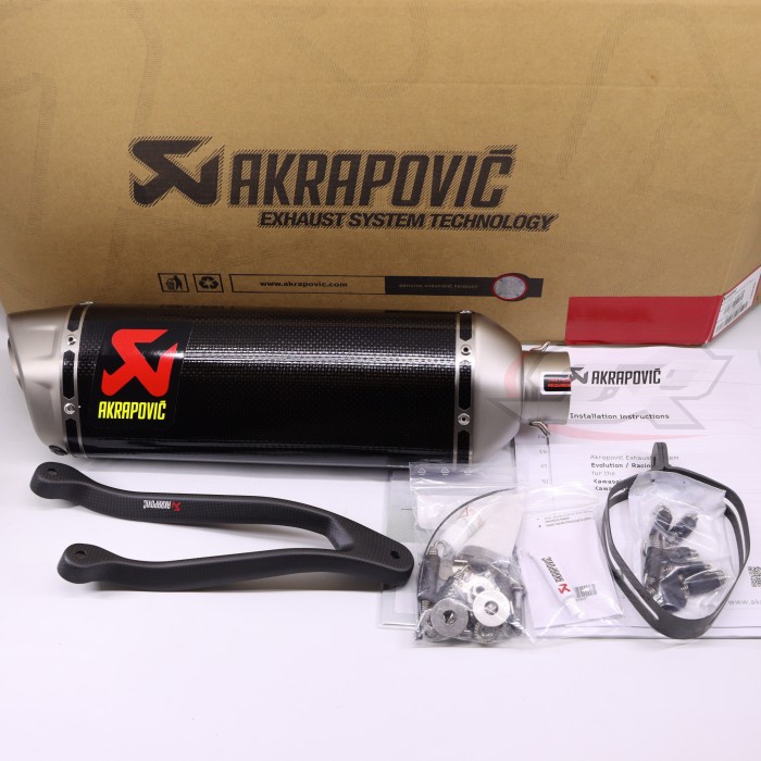 KNALPOT AKRAPOVIC ZX10R ZX10RR ZX-10RR EVOLUTION LINE TITANIUM CARBON