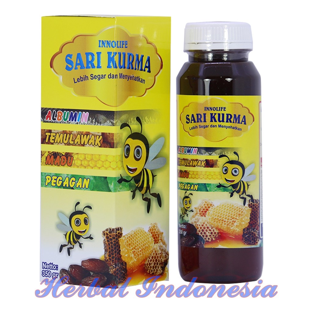 Sari Kurma INNOLIFE Original plus albumin Temulawak Madu pegagan 350 gram