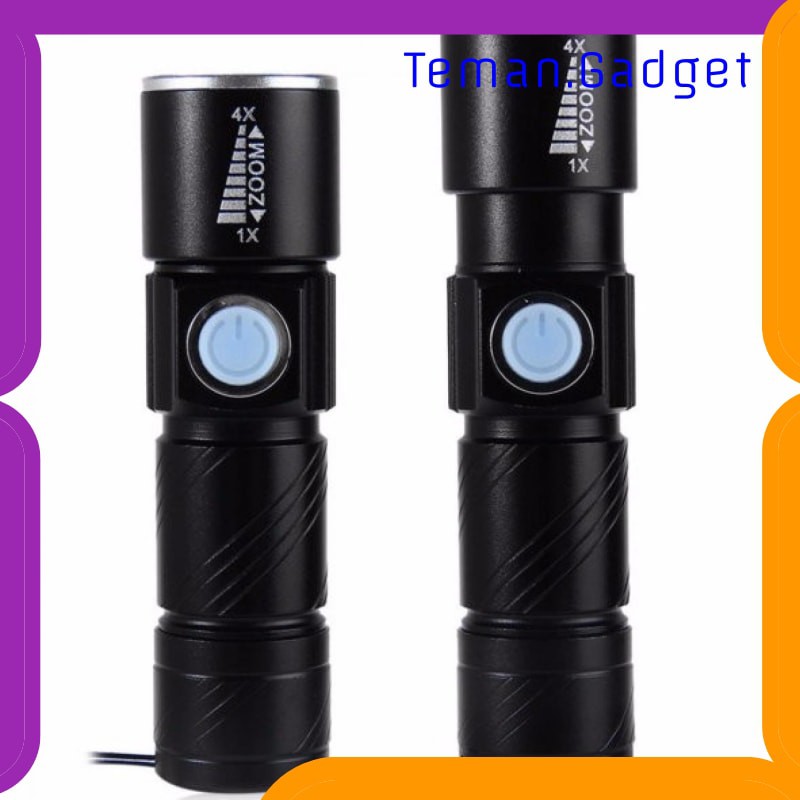 TG-IE191 TaffLED Senter LED Mini USB Rechargeable Q5 LED 2000 Lumens