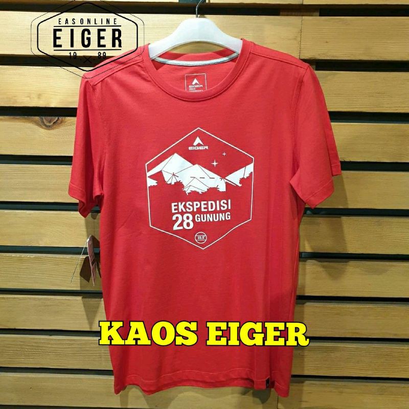 Kaos Eige r Lengan Pendek Art.4533 Ekspedisi 28 gunung list
