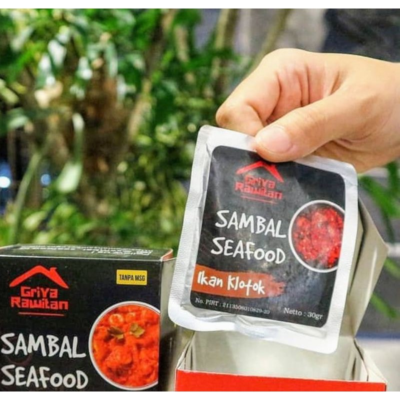 

Sambal Seafood ikan klotok / peda kemasan sachet