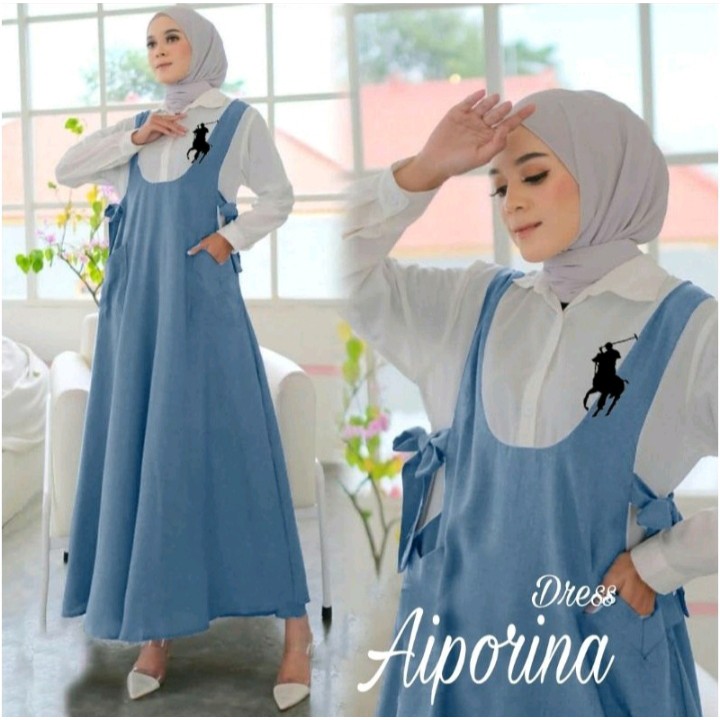 FWG  - MAXI AIPORINA / MAXI WANITA / GAMIS / GAMIS WANITA TERBARU / PAKAIAN OOTD