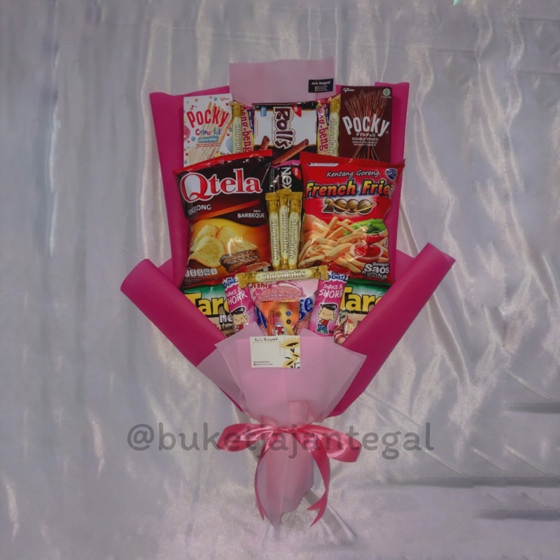 Bouquet Jajan / Buket Jajan / Bucket Jajan / Kado Wisuda / Kado Ultah / Kado Anniv