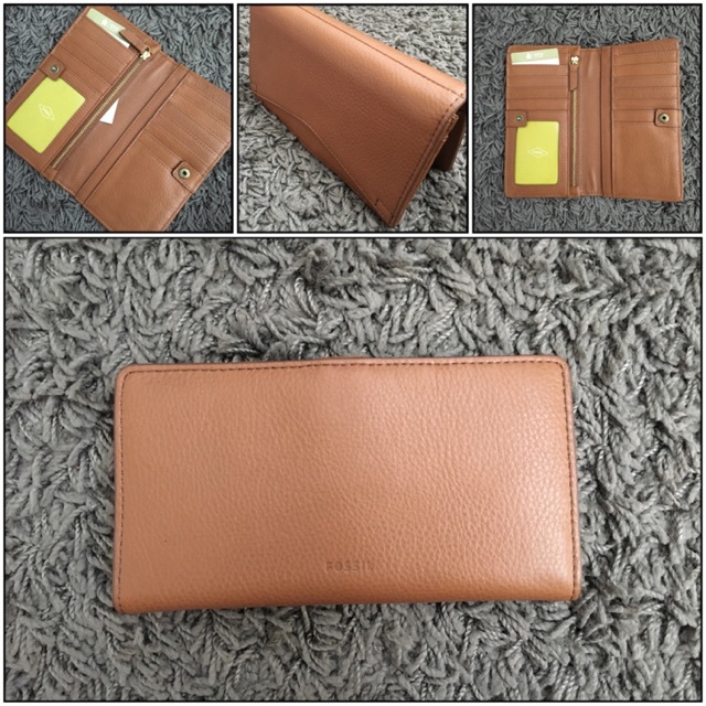 Jual Dompet Fossil Original Rfid Caroline Bfd Saddle Shopee Indonesia