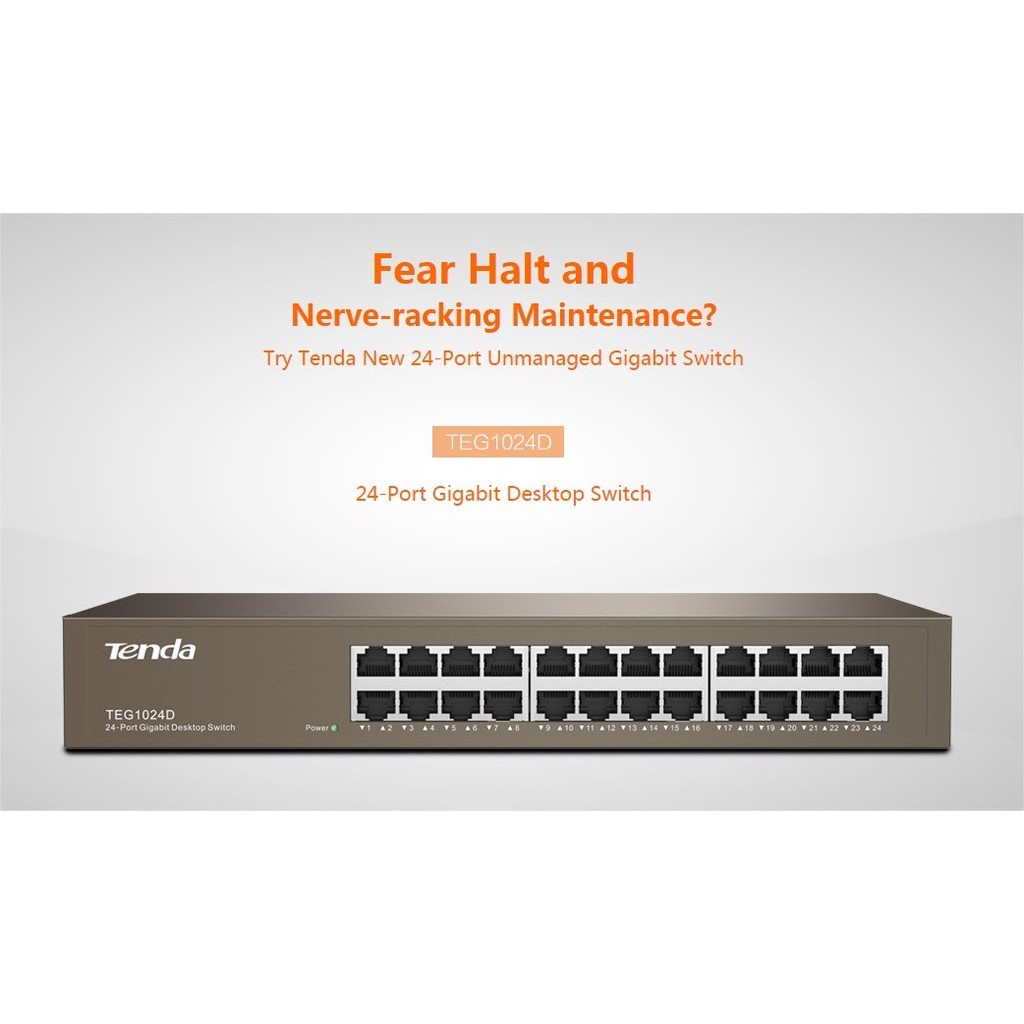 Tenda TEG1024D 24-Port Gigabit Ethernet Switch