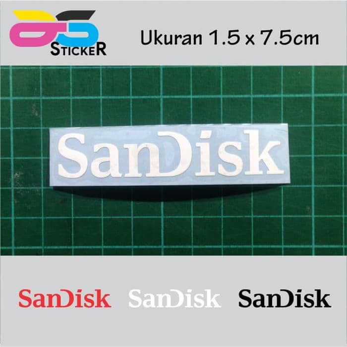 

Sticker / Stiker Sandisk 7.5x1.5cm