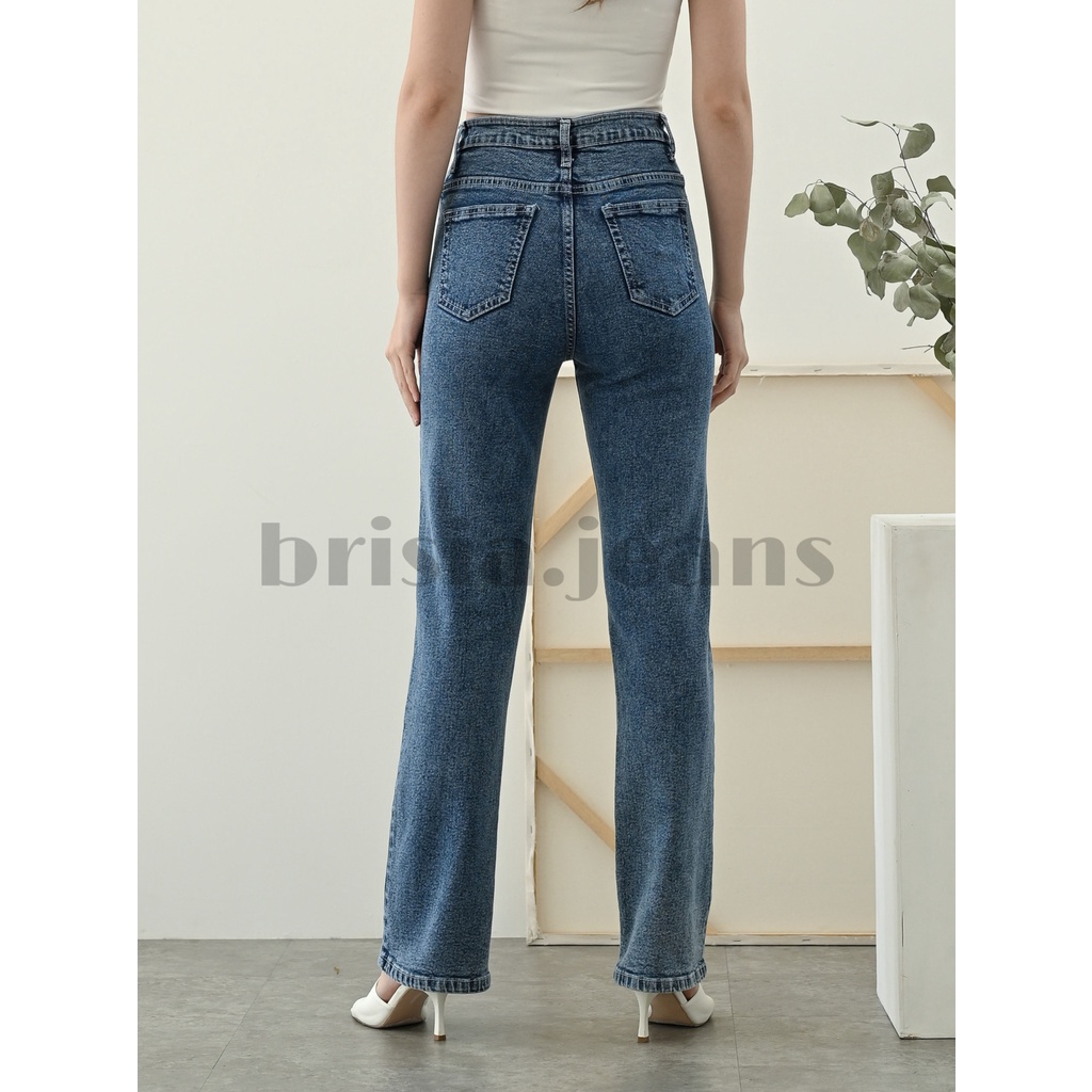 [SIZE 27-30] WENDY Strech Boyfriend Cullote Jeans (Highwaist Strech) - 2 WARNA