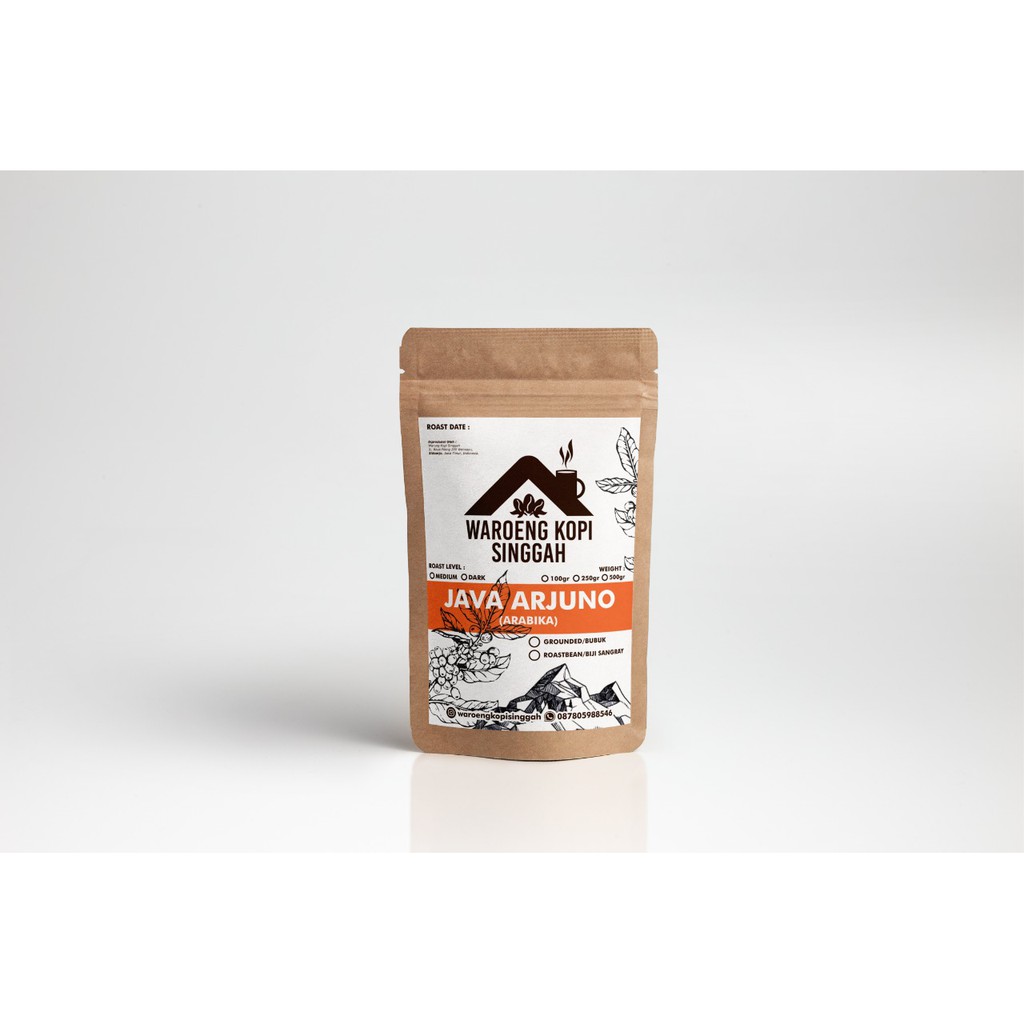 

Kopi Java Arjuno (Arabika) Biji/Bubuk 100/250/500gr