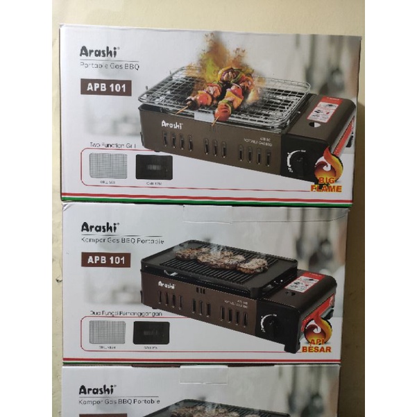 Arashi Kompor Gas BBQ Portable APB 101/kompor camping portable APB 01