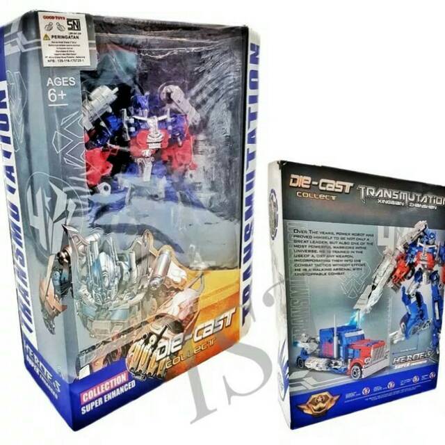 Mainan Anak Diecast Transformers Optimus