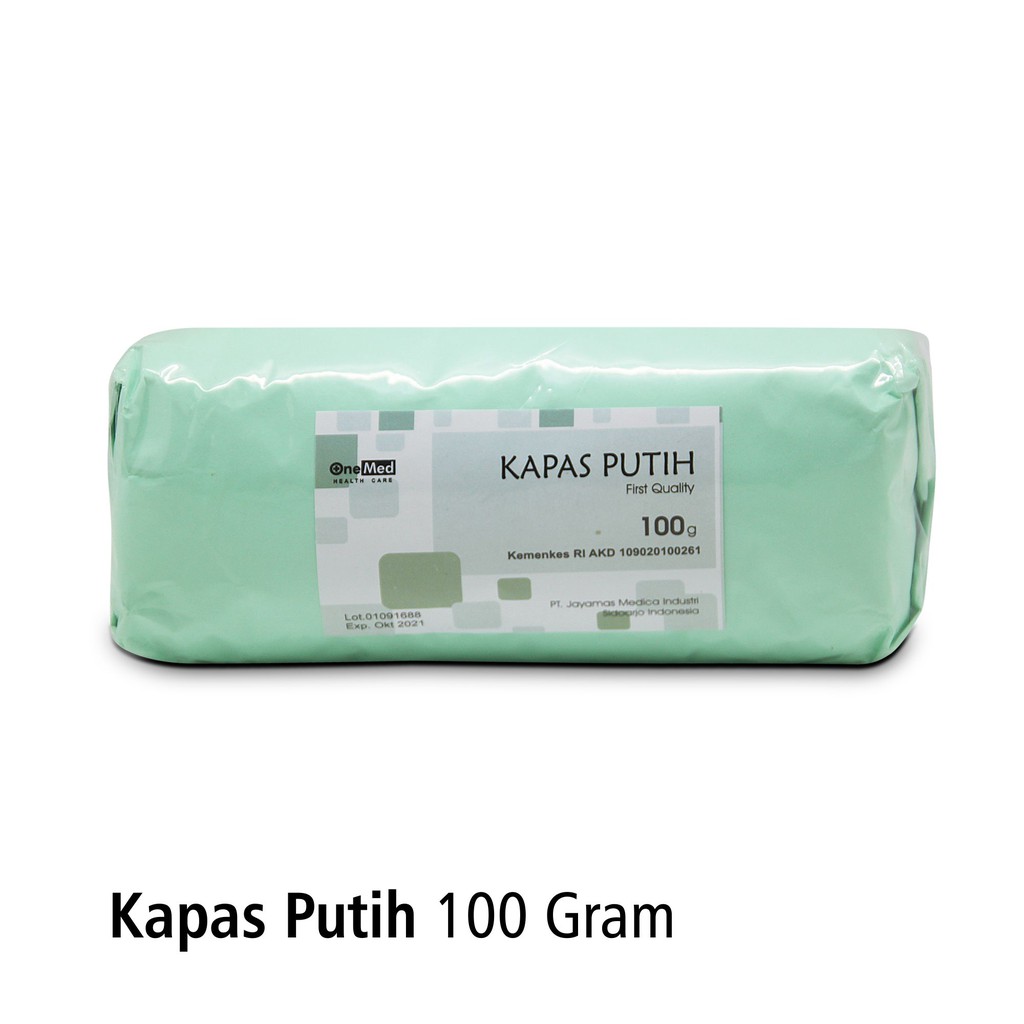 Onemed Kapas Putih Pembalut 100gram OJ