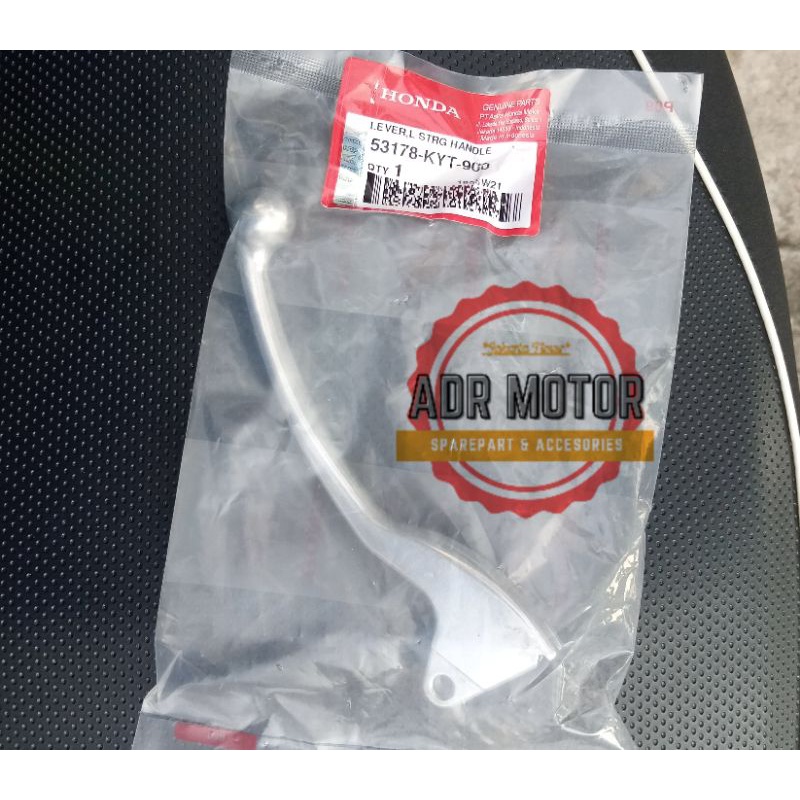 Handle rem kiri Scoopy karbu dan fi ring 14 original AHM