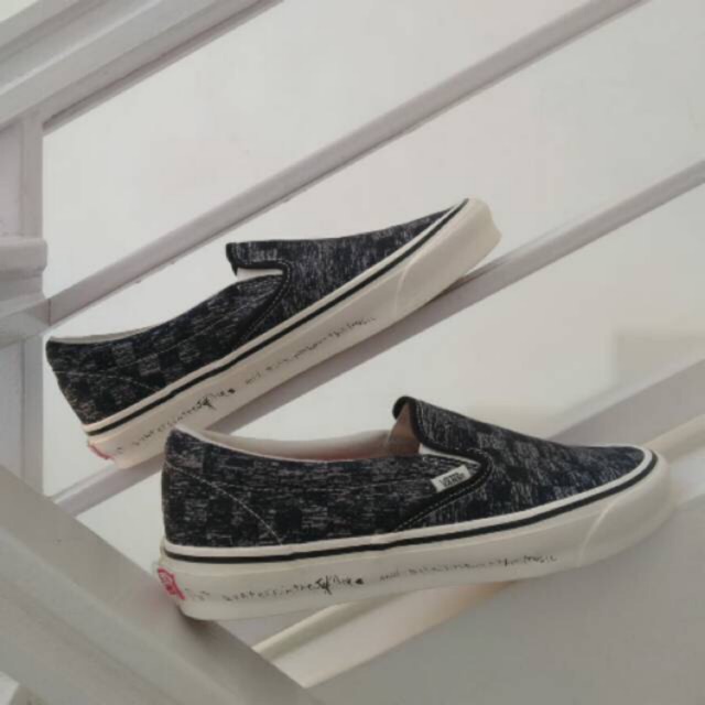 Vans Slip On Vault OG x Jim Goldberg TV Static