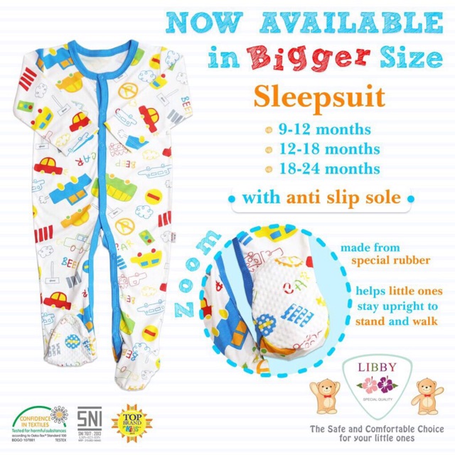 Libby ISI 1 sleepsuit premium BOY Motif Random