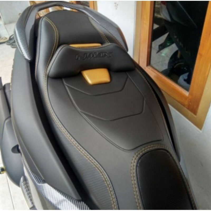 kulit jok custom Nmax new 2020-2026 bahan MBtech - kulit jok - jok model eropa